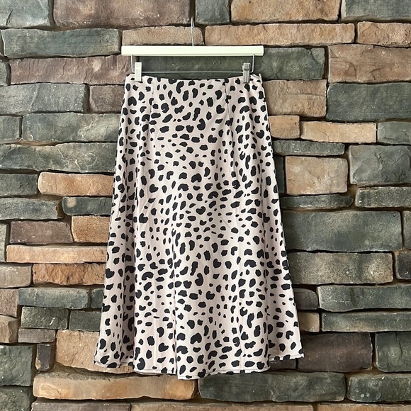 Animal Print Skirt | Mid-Calf Length | Size Small - Picture 2 of 2